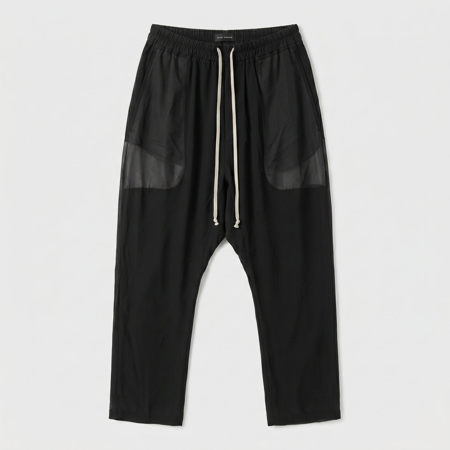 Drop Crotch Drawstring Trousers