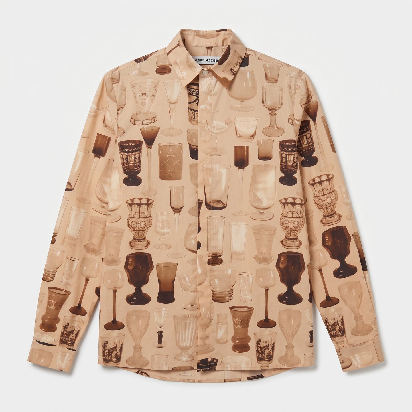 Graphic Print Long-Sleeve Shirt
