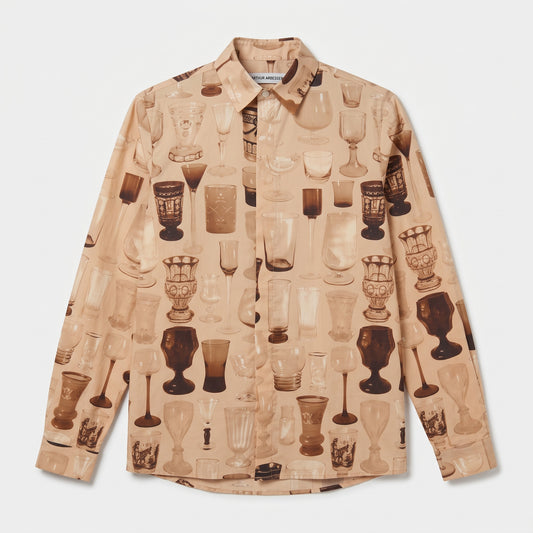 Graphic Print Long-Sleeve Shirt
