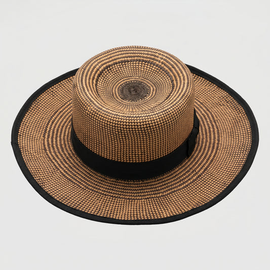 Woven Straw Wide Brim Hat