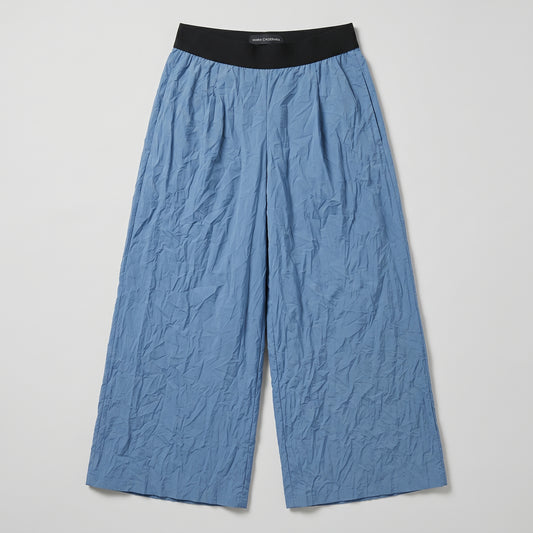 Crinkled Wide Leg Trousers