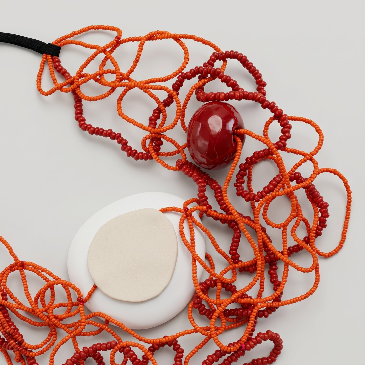 Artisan Beaded Statement Necklace