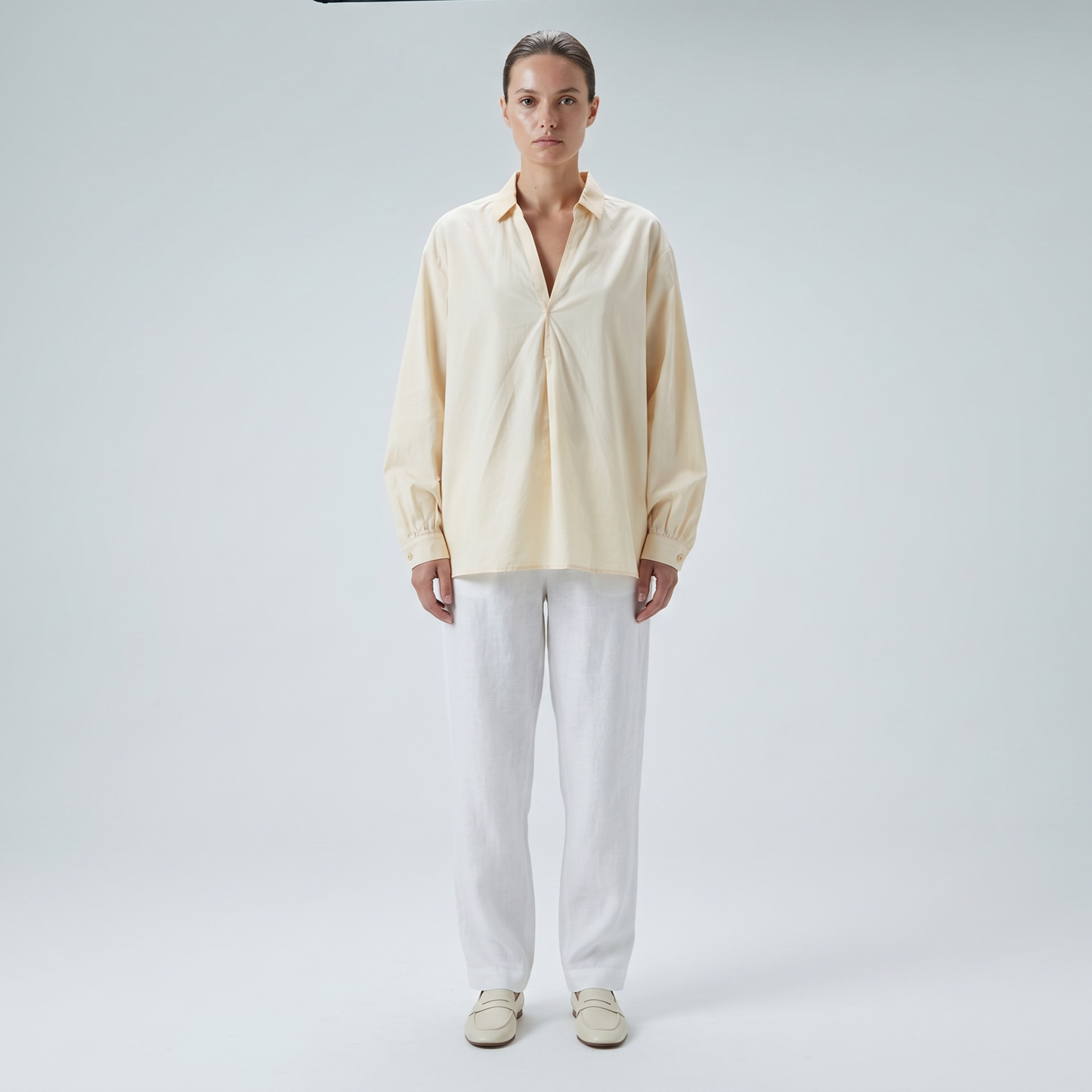 Minimalist Soft Cotton Poplin Shirt