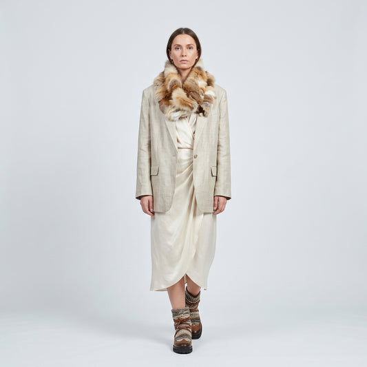 Luxurious Fur Infinity Scarf