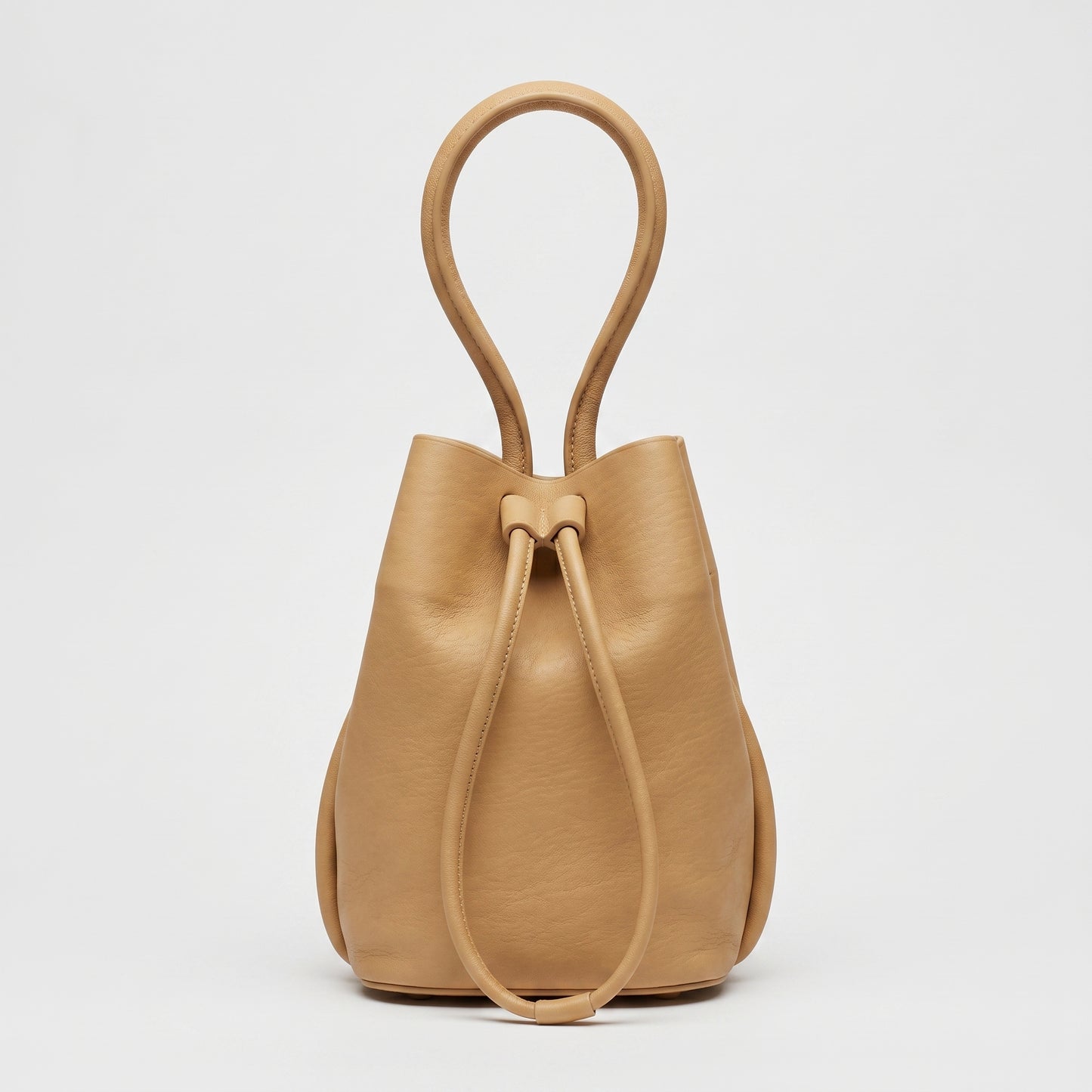Minimalist Leather Bucket Bag