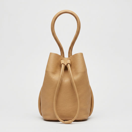 Minimalist Leather Bucket Bag