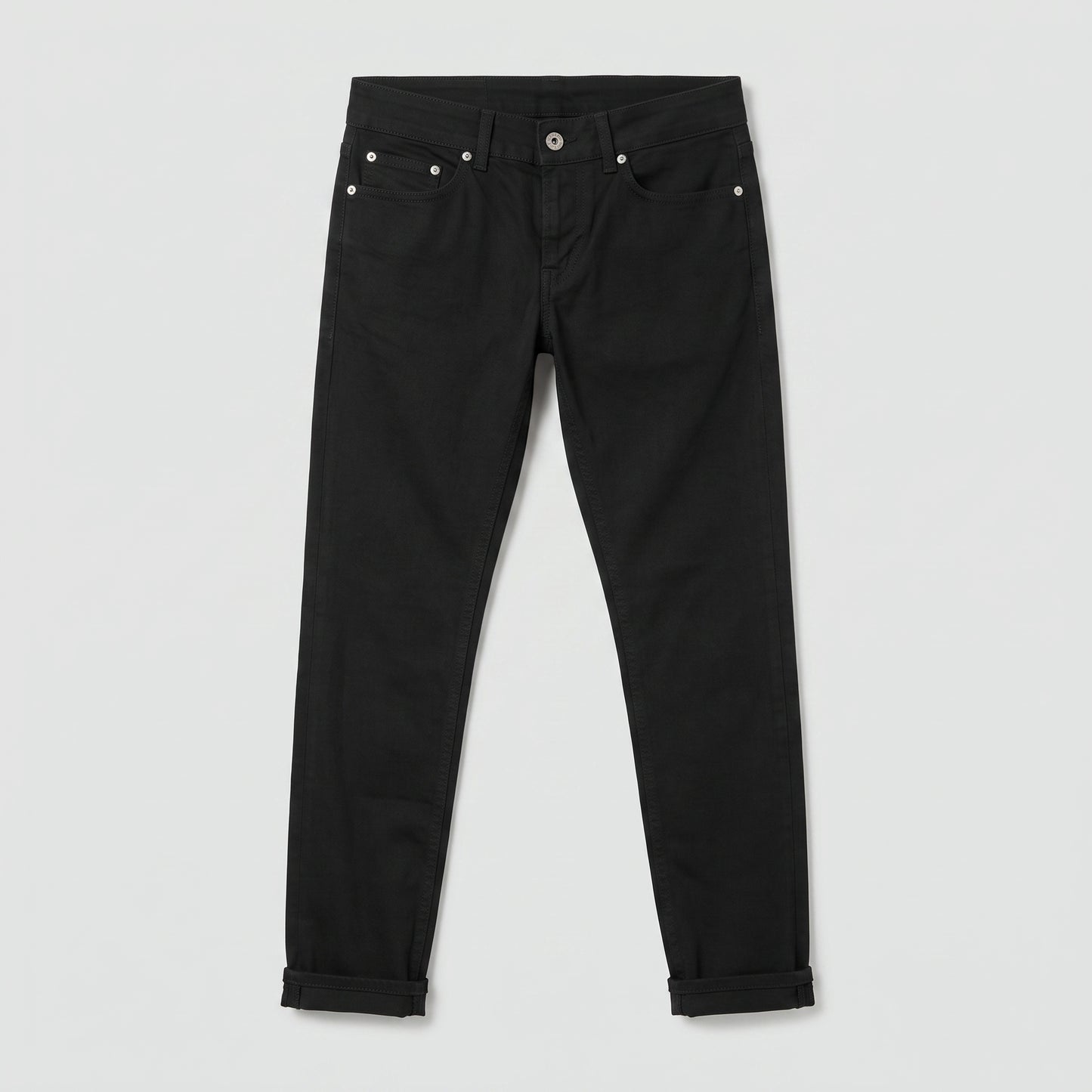 Classic Black Slim Fit Denim