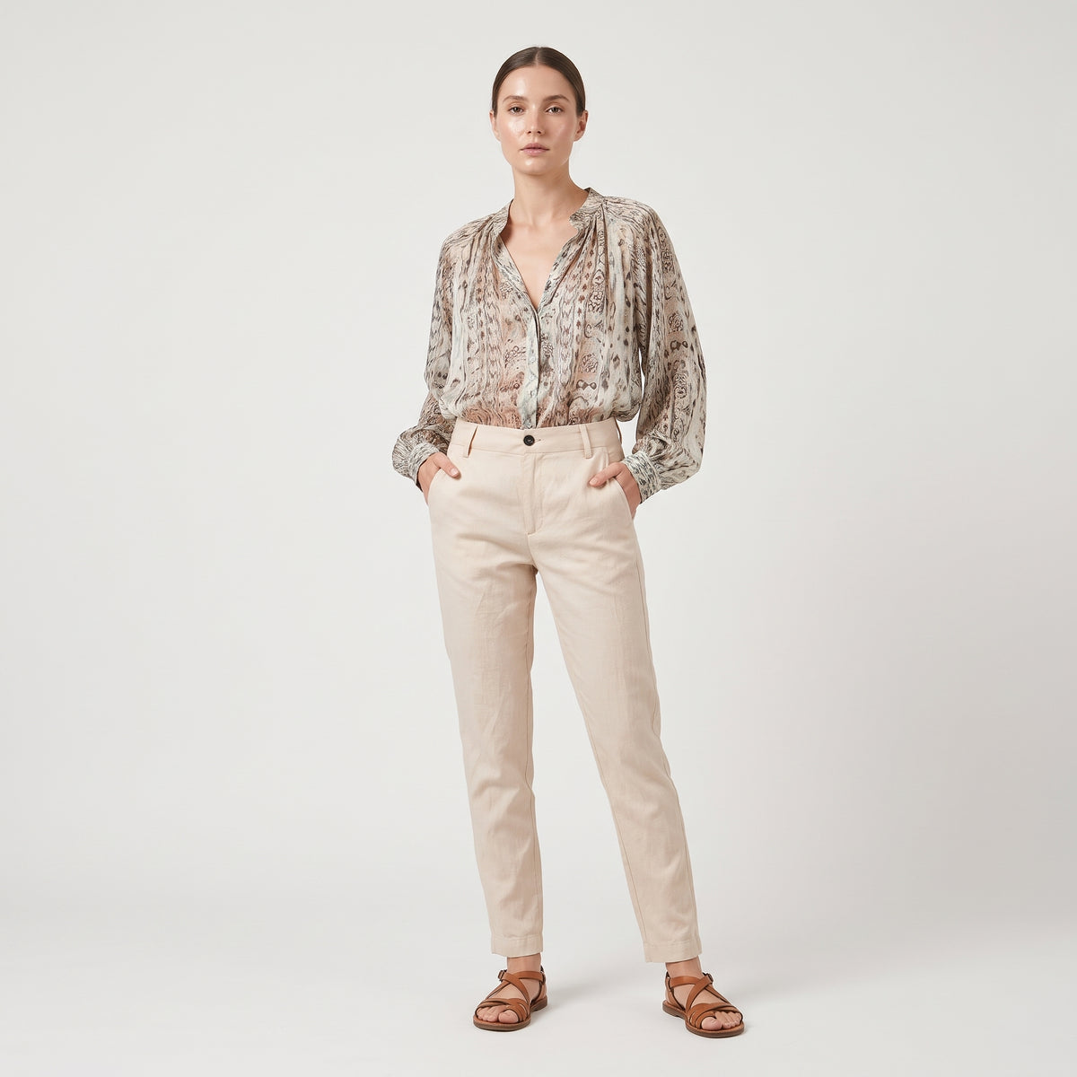 Tailored Classic Linen Trousers