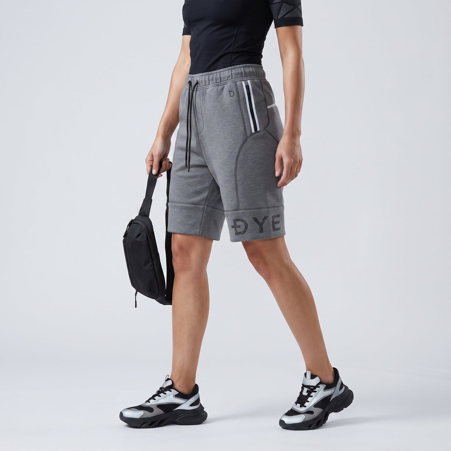 Athletic Grey Tech Jersey Shorts