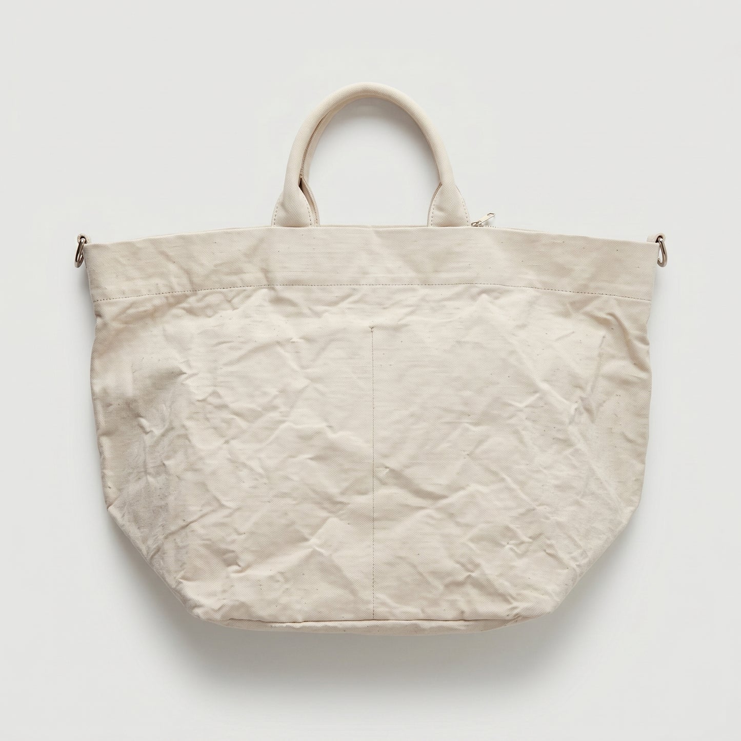 Textured Linen Tote Bag