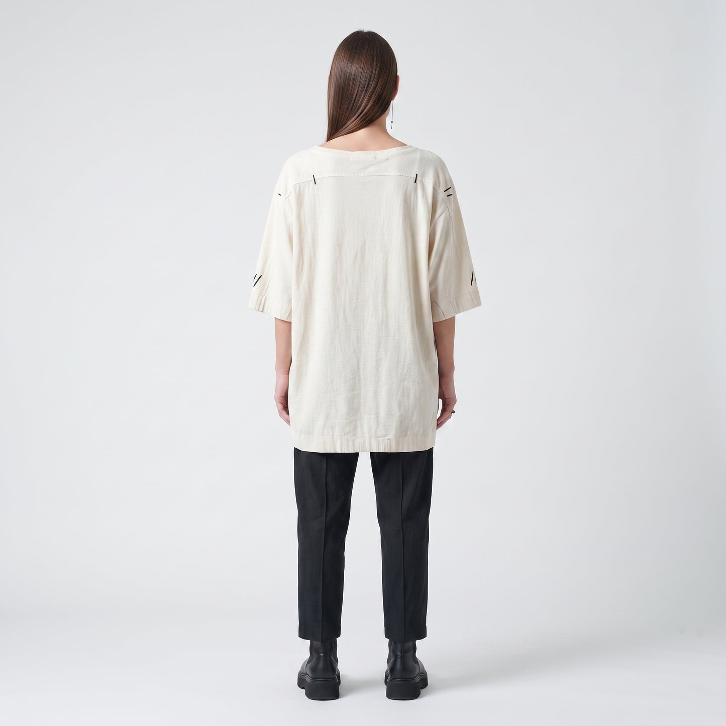 Abstract Print Cotton Tee