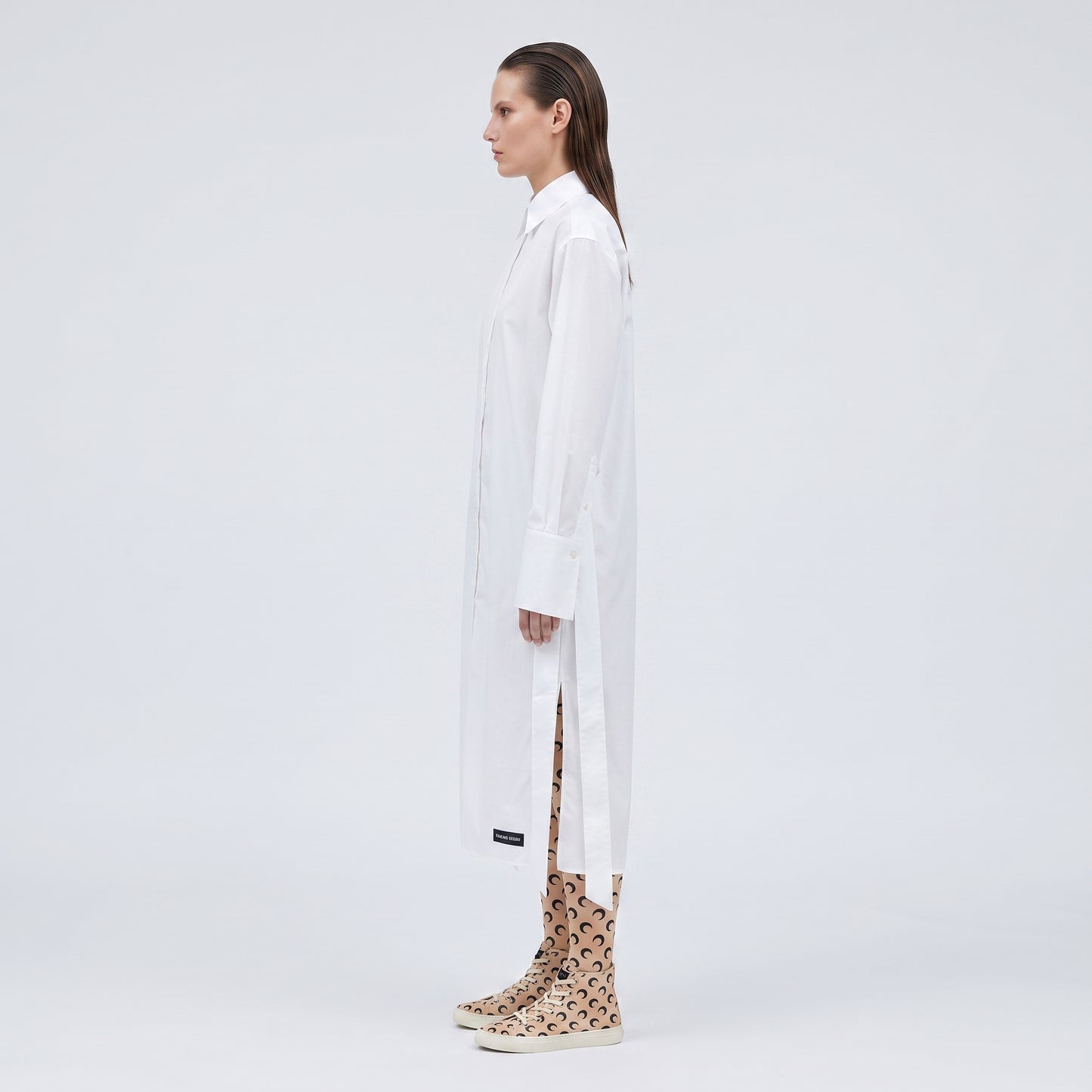 Tailored Longline Cotton Shirt