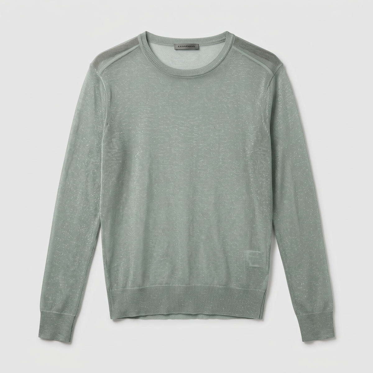 Shimmering Sage Crewneck Knit
