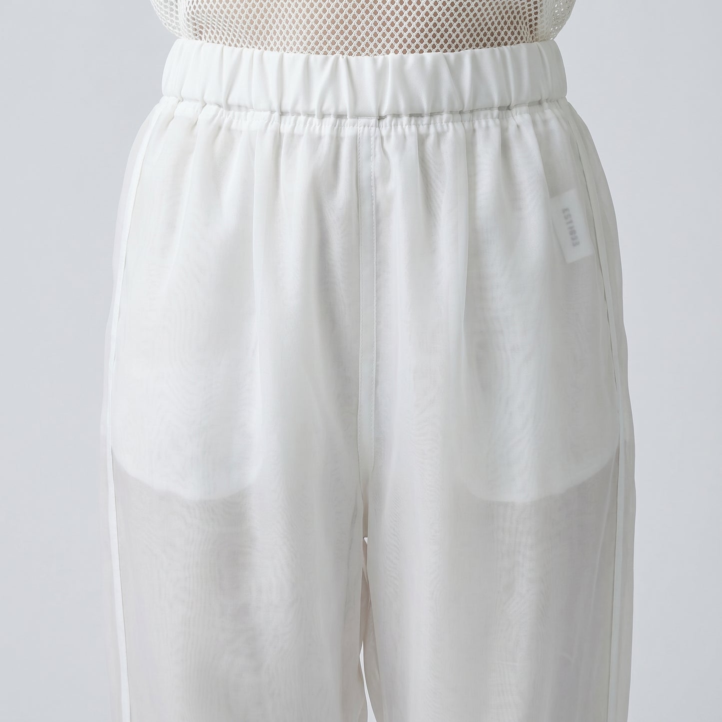 Sheer White Lightweight Trousers