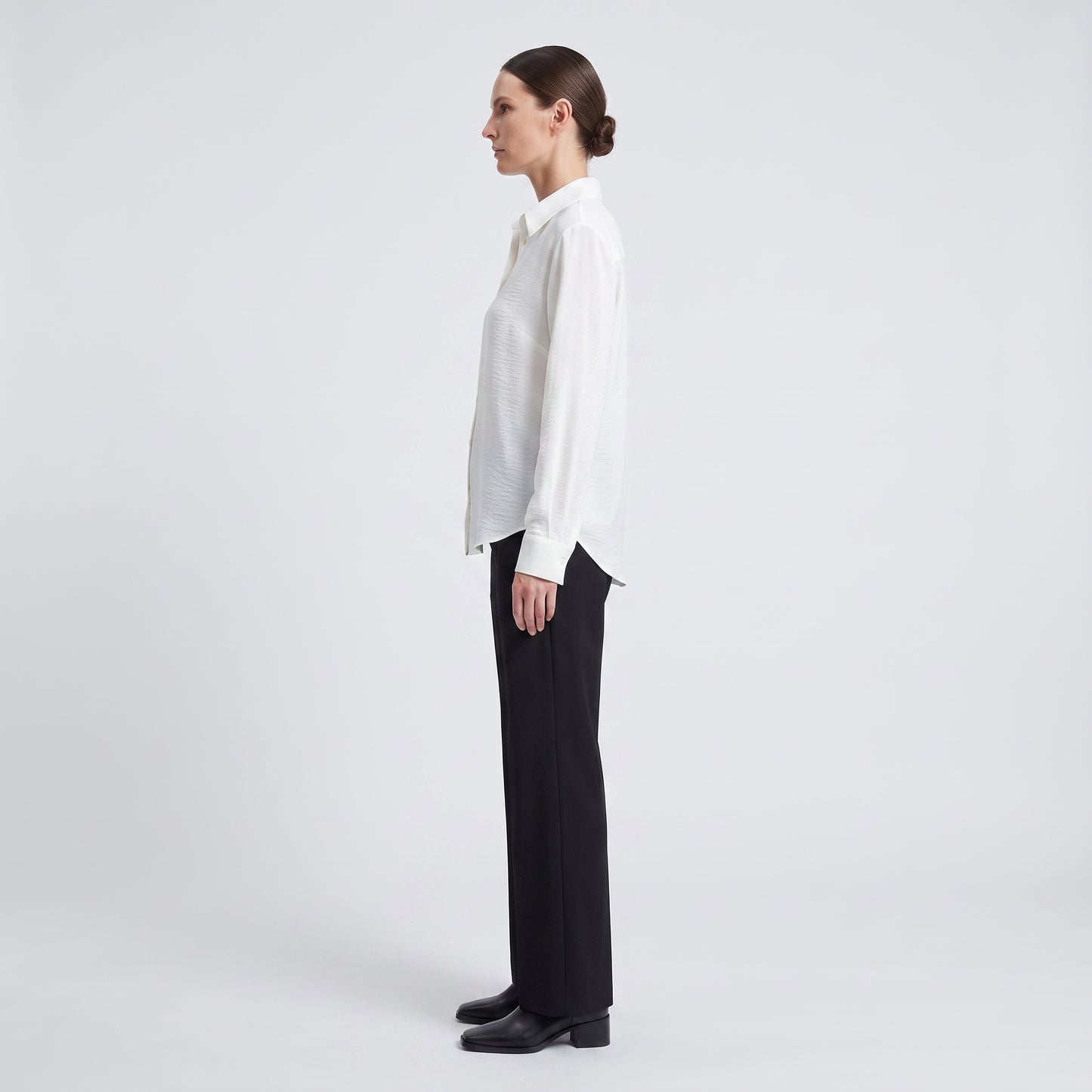 Classic Textured Button-Down Shirt