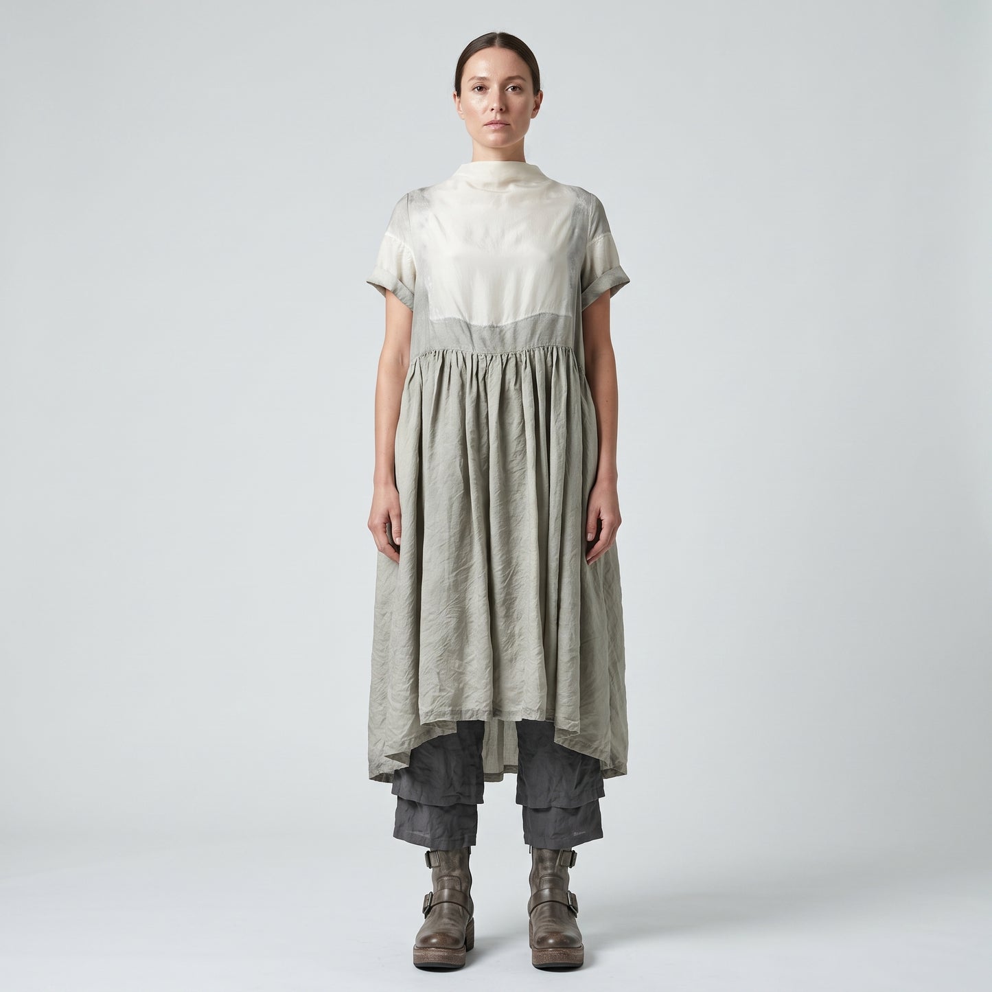Ethereal Tiered Cotton Dress