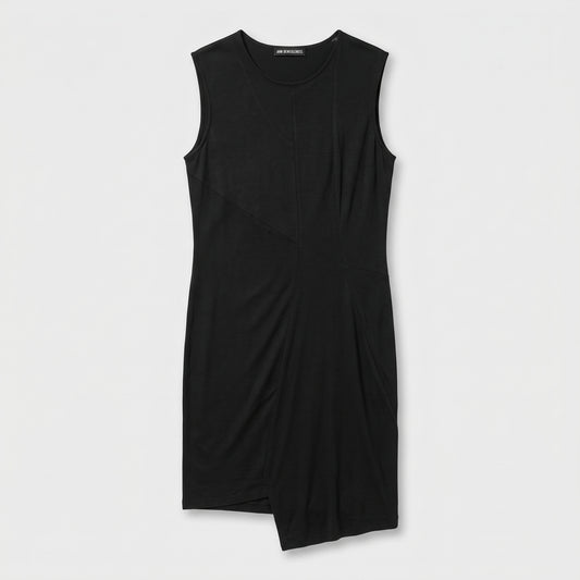 Asymmetric Sleeveless Jersey Dress