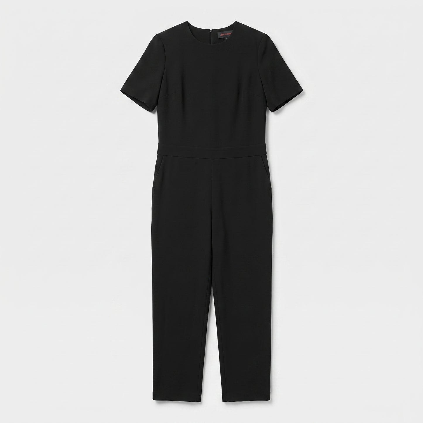 Tailored Short Sleeve Jumpsuit