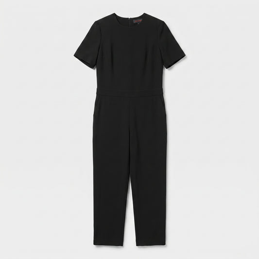 Tailored Short Sleeve Jumpsuit