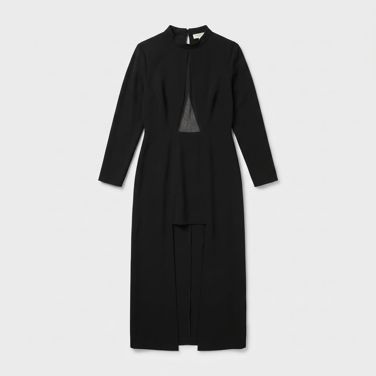 Sleek Cutout High Neck Dress