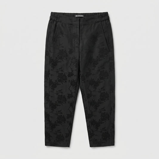 Floral Jacquard Tailored Trousers