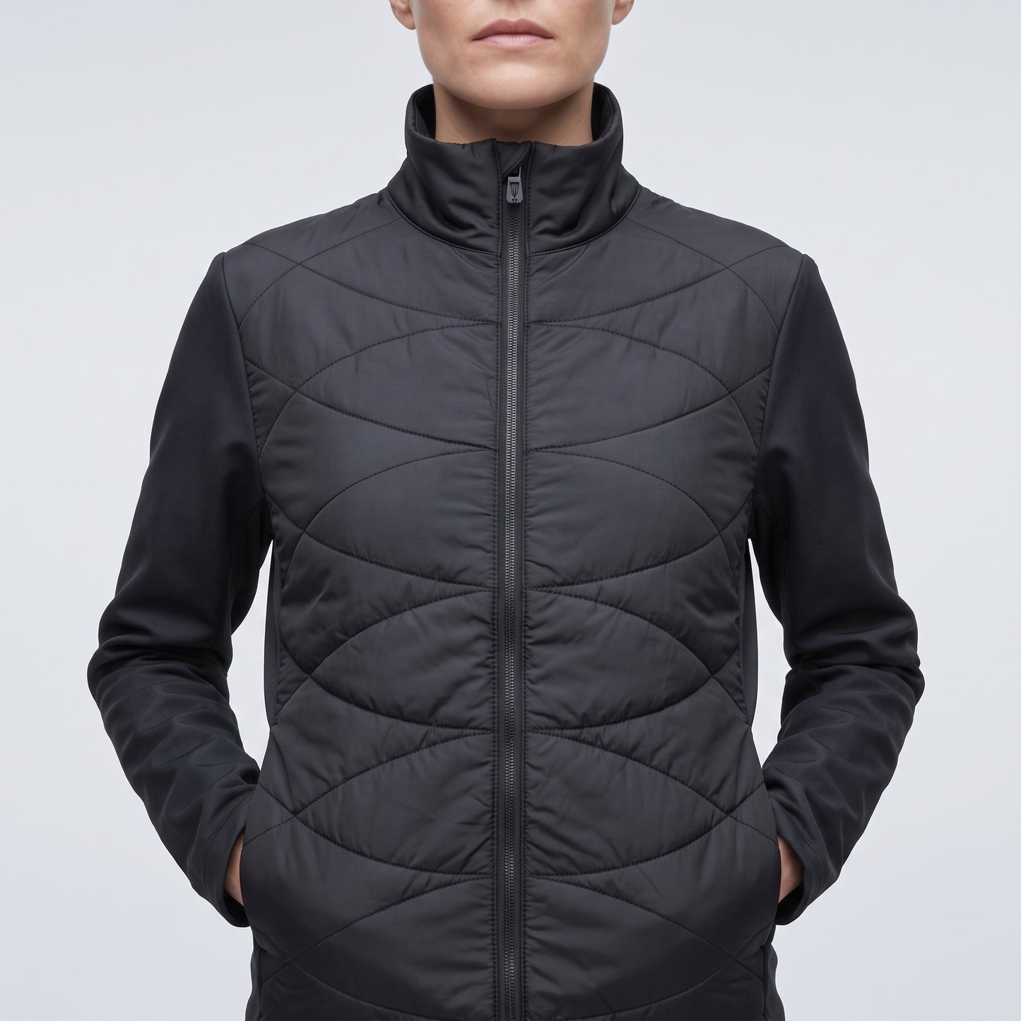 Quilted Technical Zip Jacket