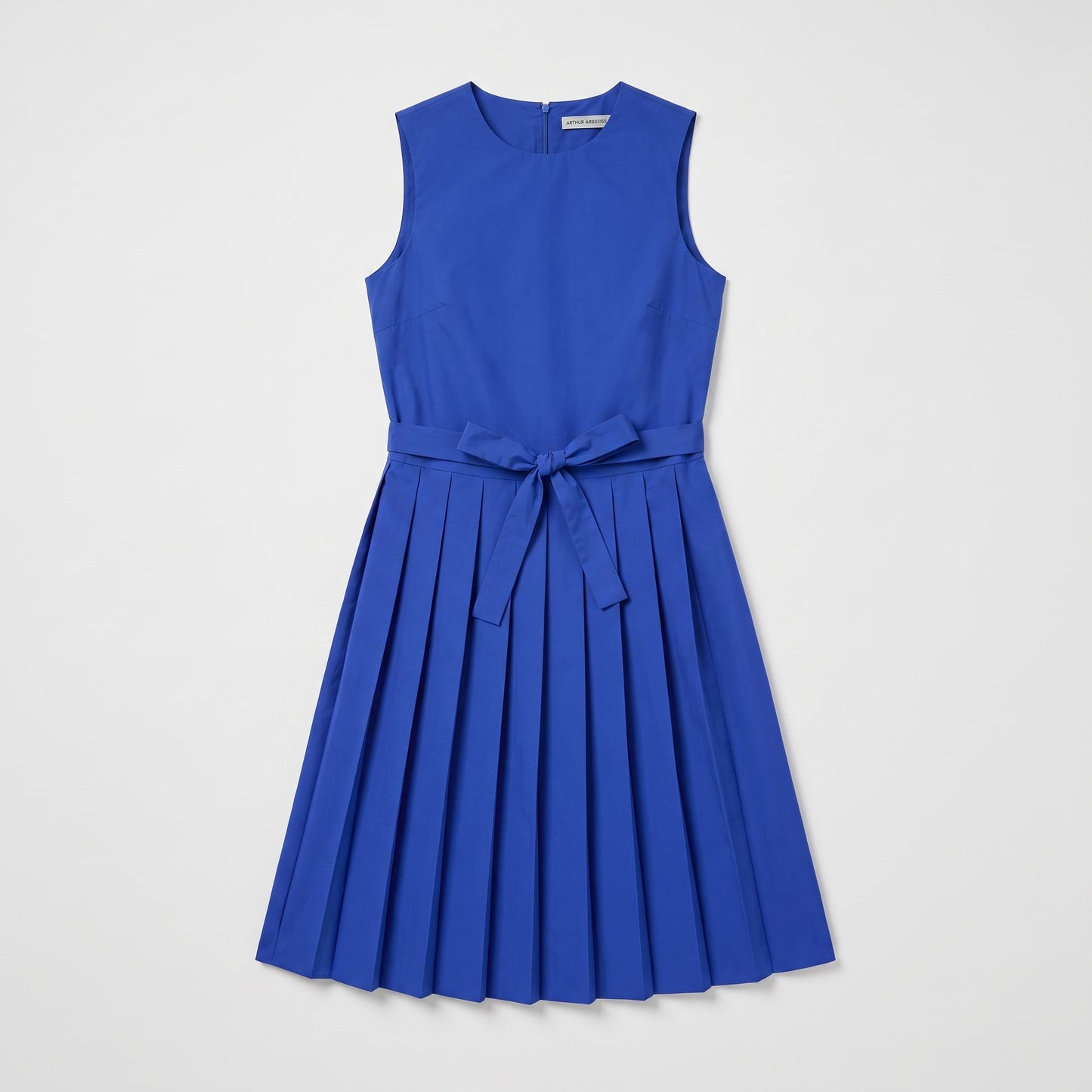 Sleeveless Pleated Midi Dress