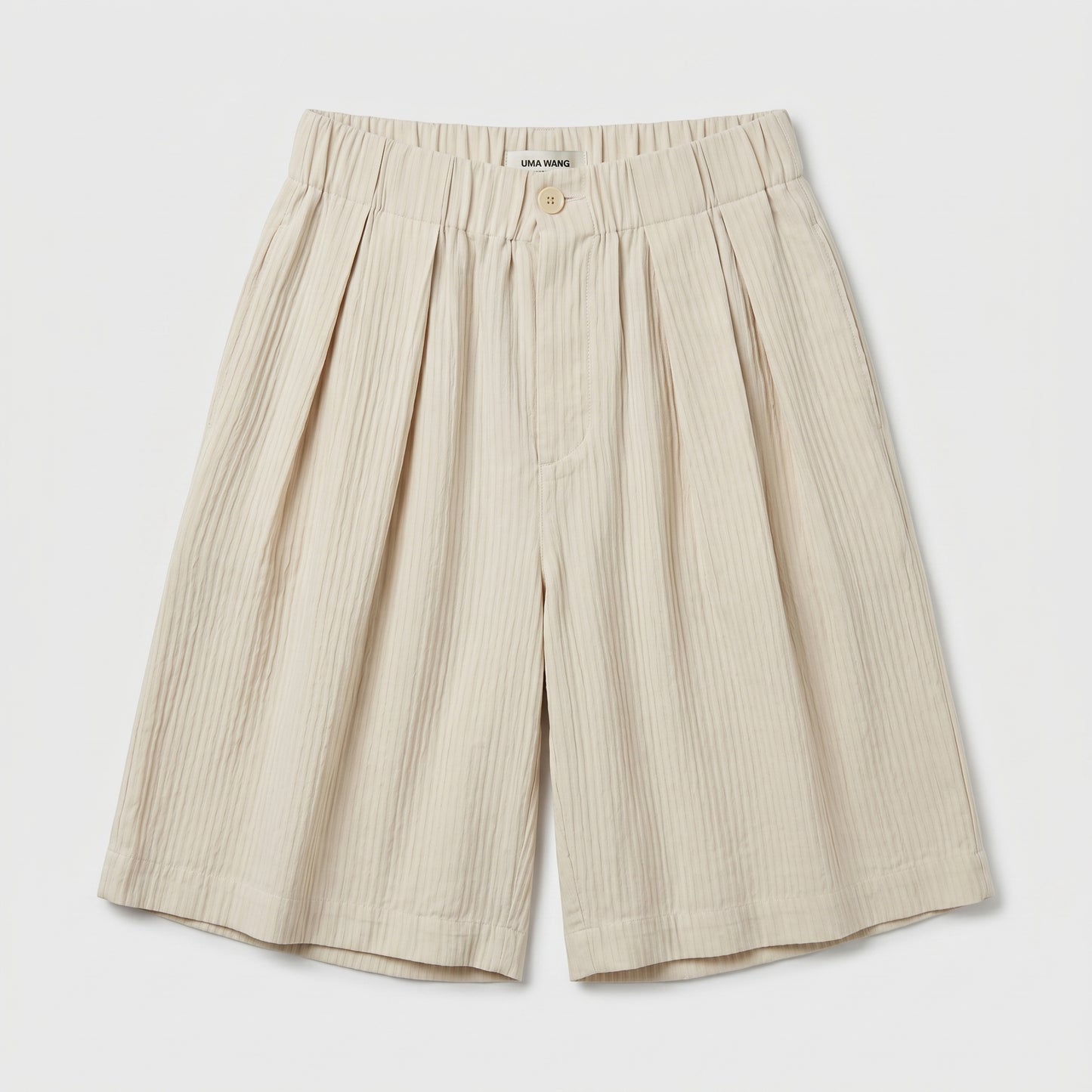 Pleated Wide Leg Shorts