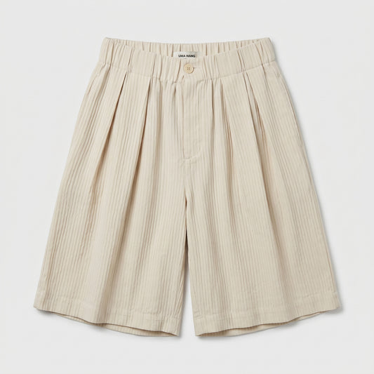 Pleated Wide Leg Shorts