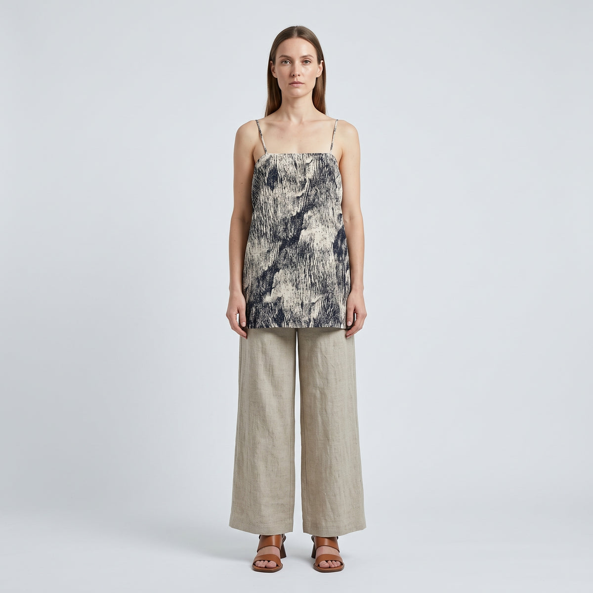 Abstract Print Camisole Top