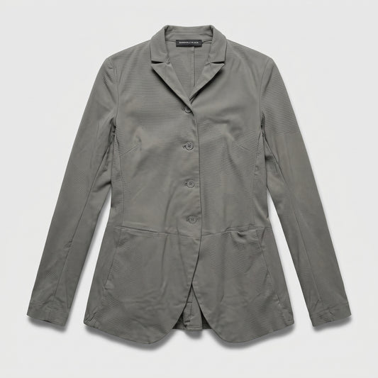 Textured Tailored Buttoned Jacket
