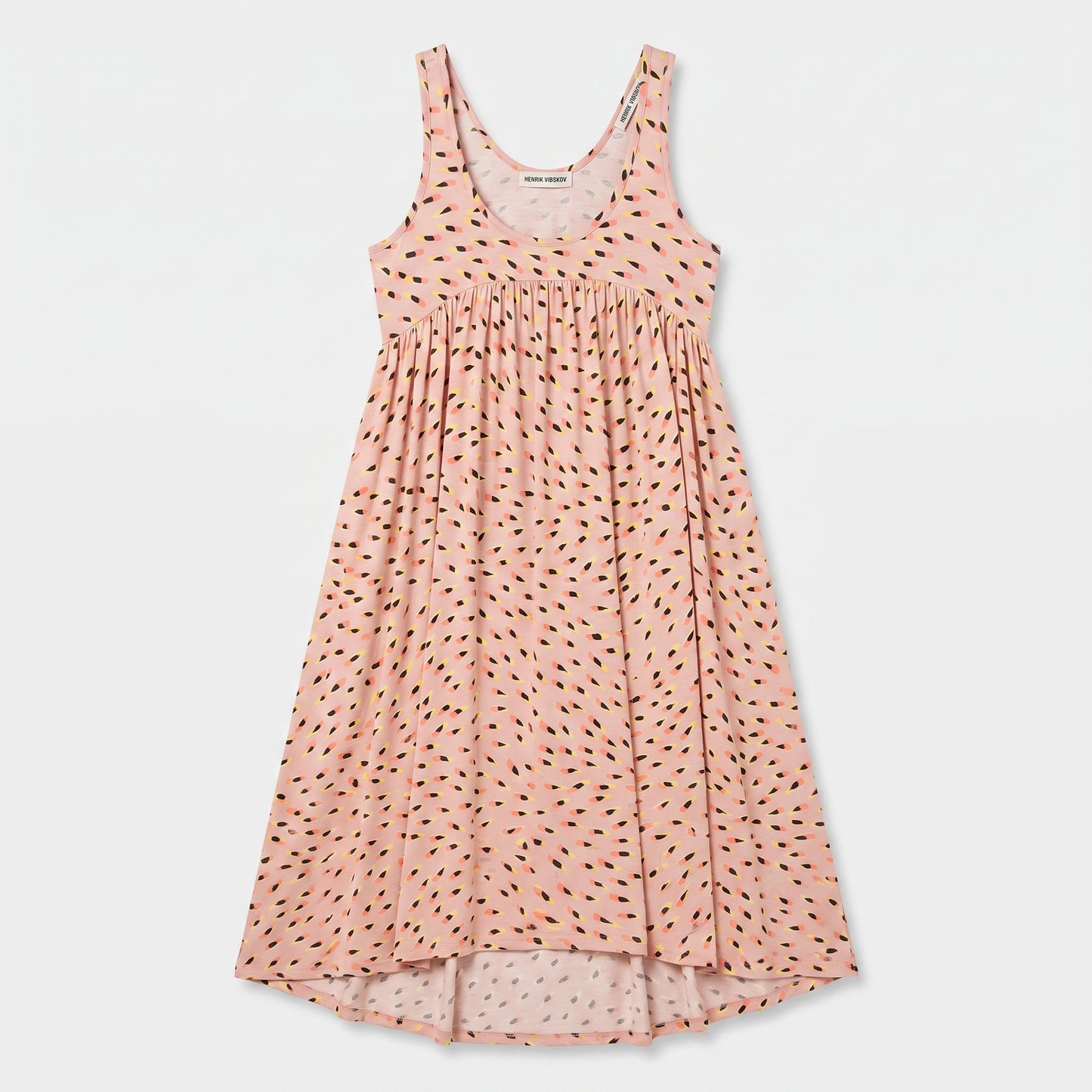 Printed Jersey Swing Dress