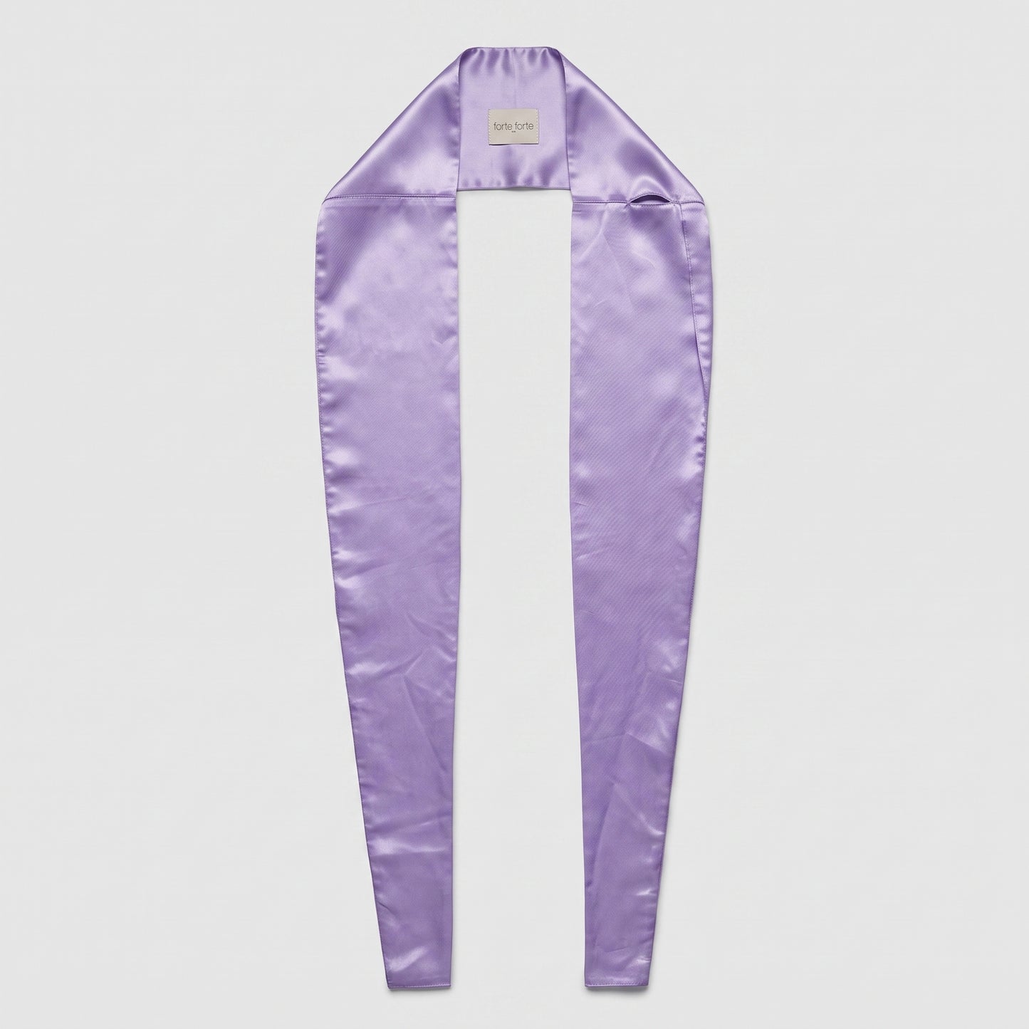 Lavender Satin Tie Belt