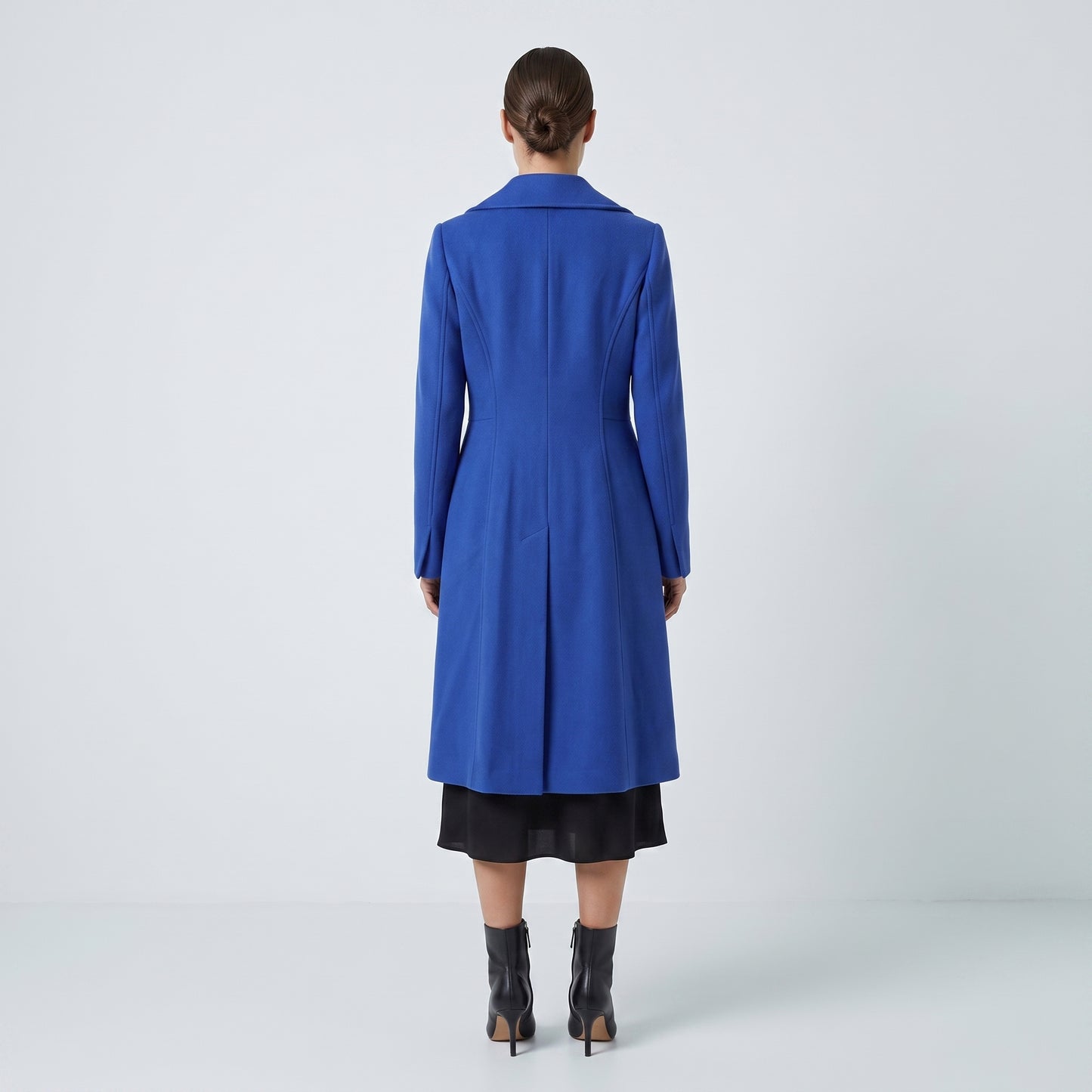 Tailored Royal Blue Wool Coat