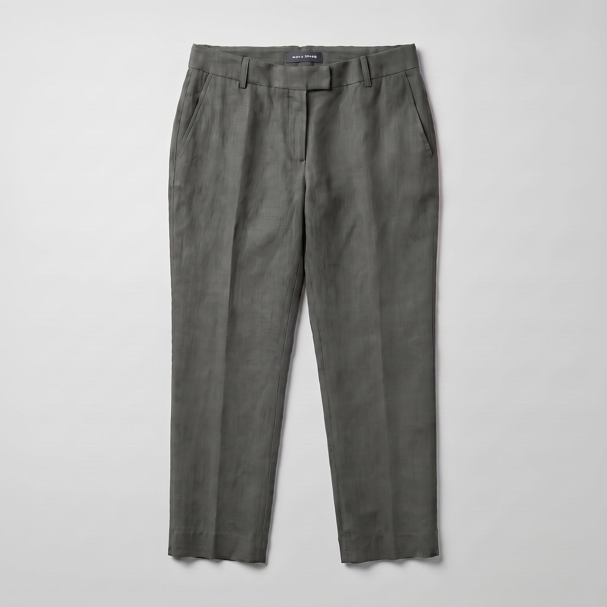 Tailored Linen Straight Leg Trousers