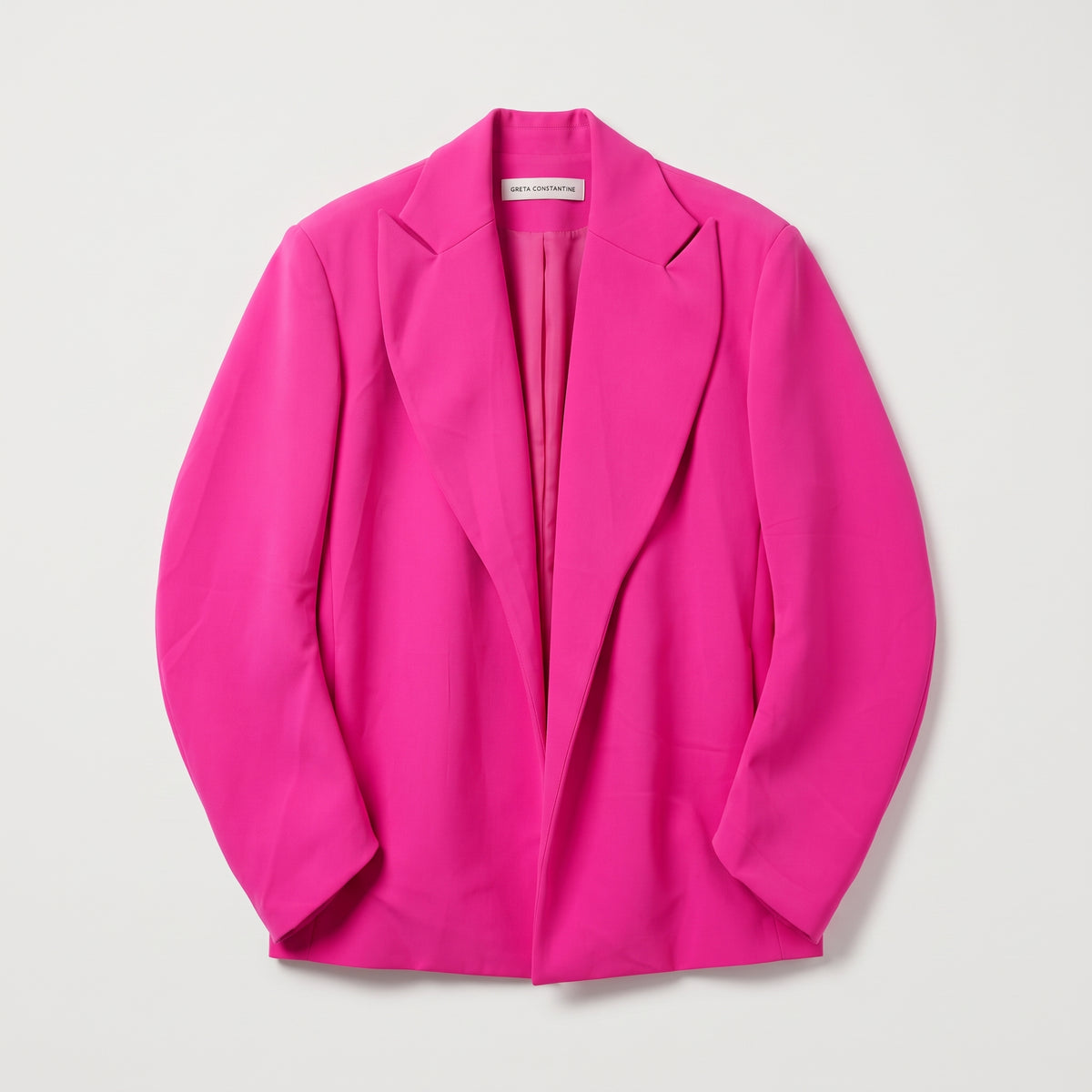Vibrant Fuchsia Structured Blazer