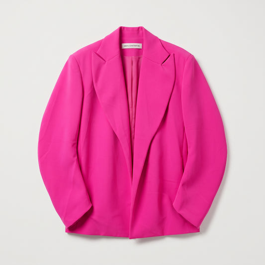 Vibrant Fuchsia Structured Blazer