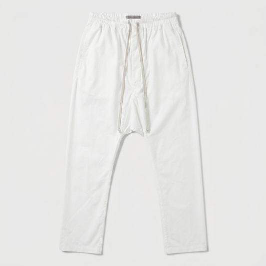 Drop Crotch Drawstring Trousers