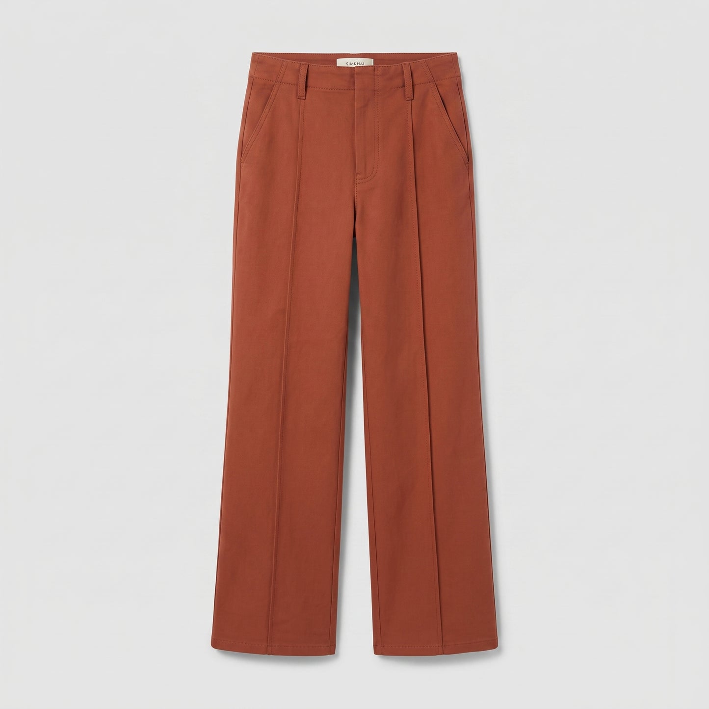 Tailored High-Waisted Wide-Leg Trousers