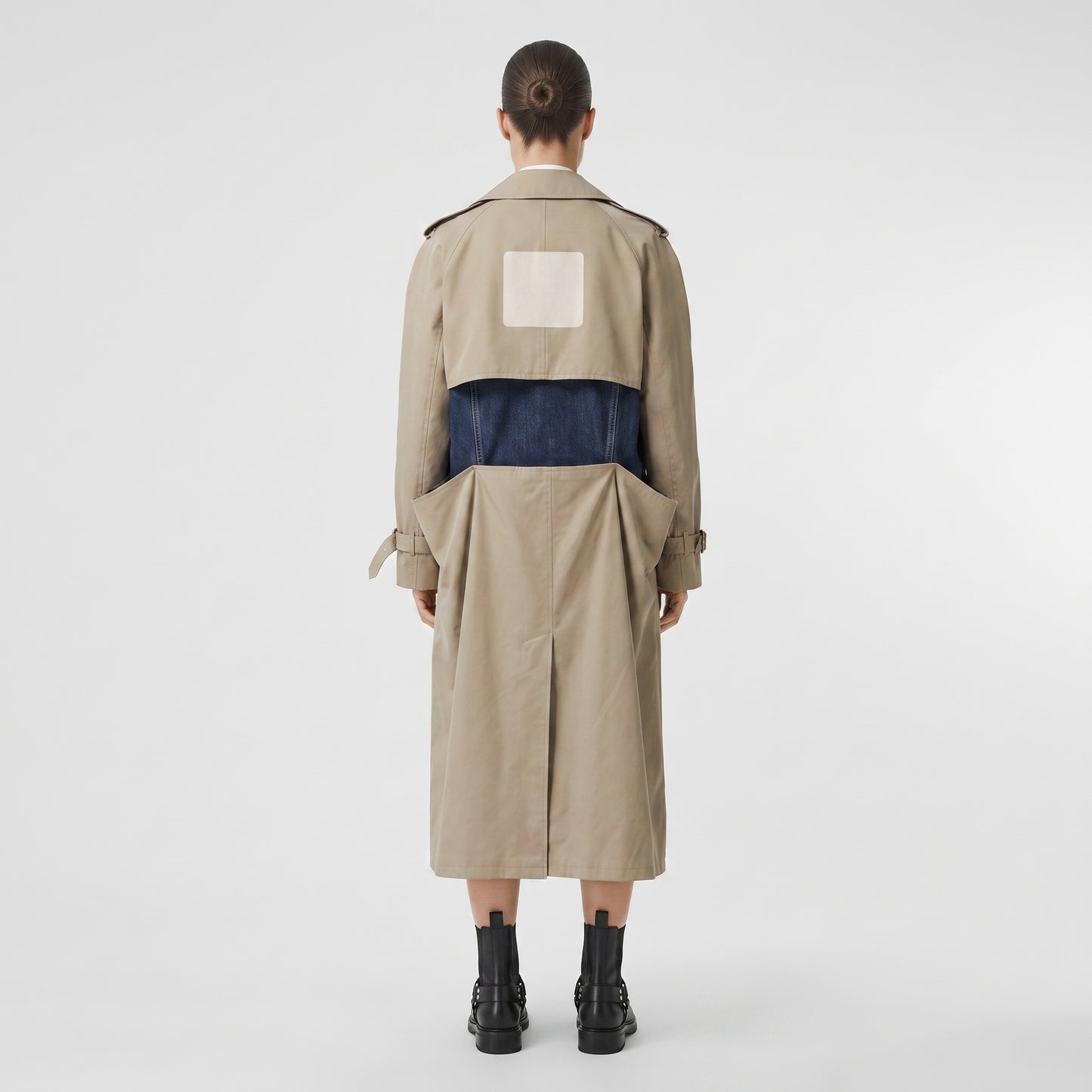 Hybrid Denim Trench Coat
