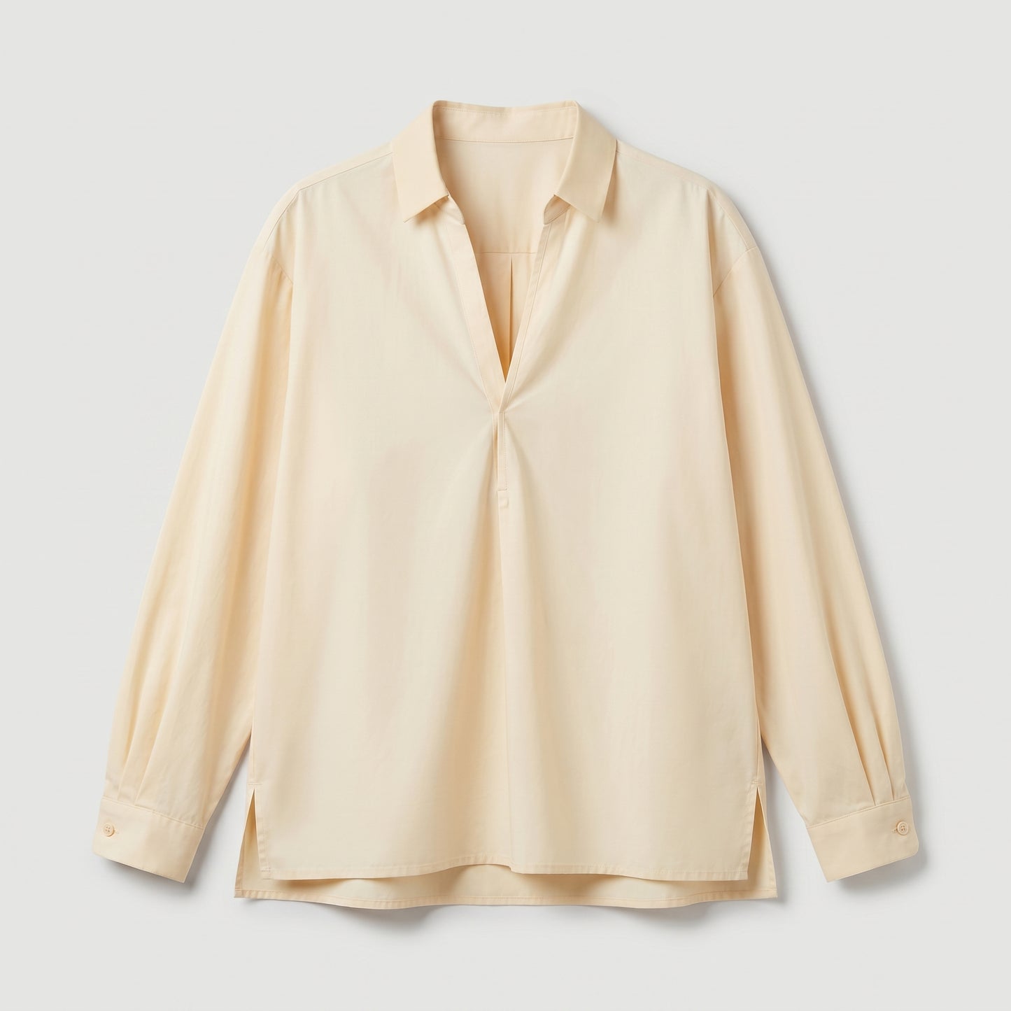 Minimalist Soft Cotton Poplin Shirt
