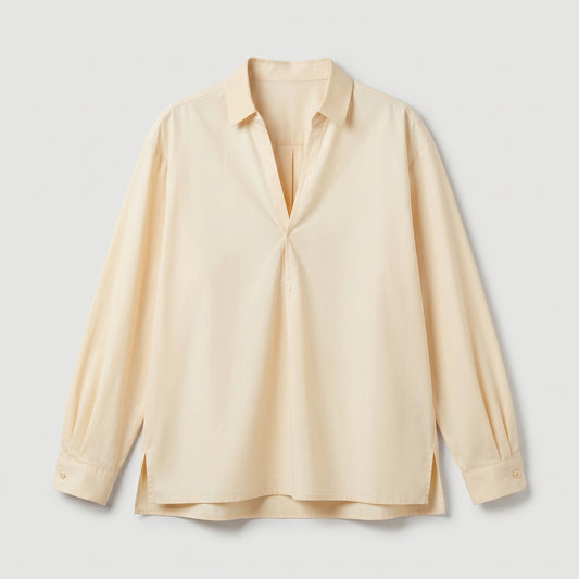 Minimalist Soft Cotton Poplin Shirt