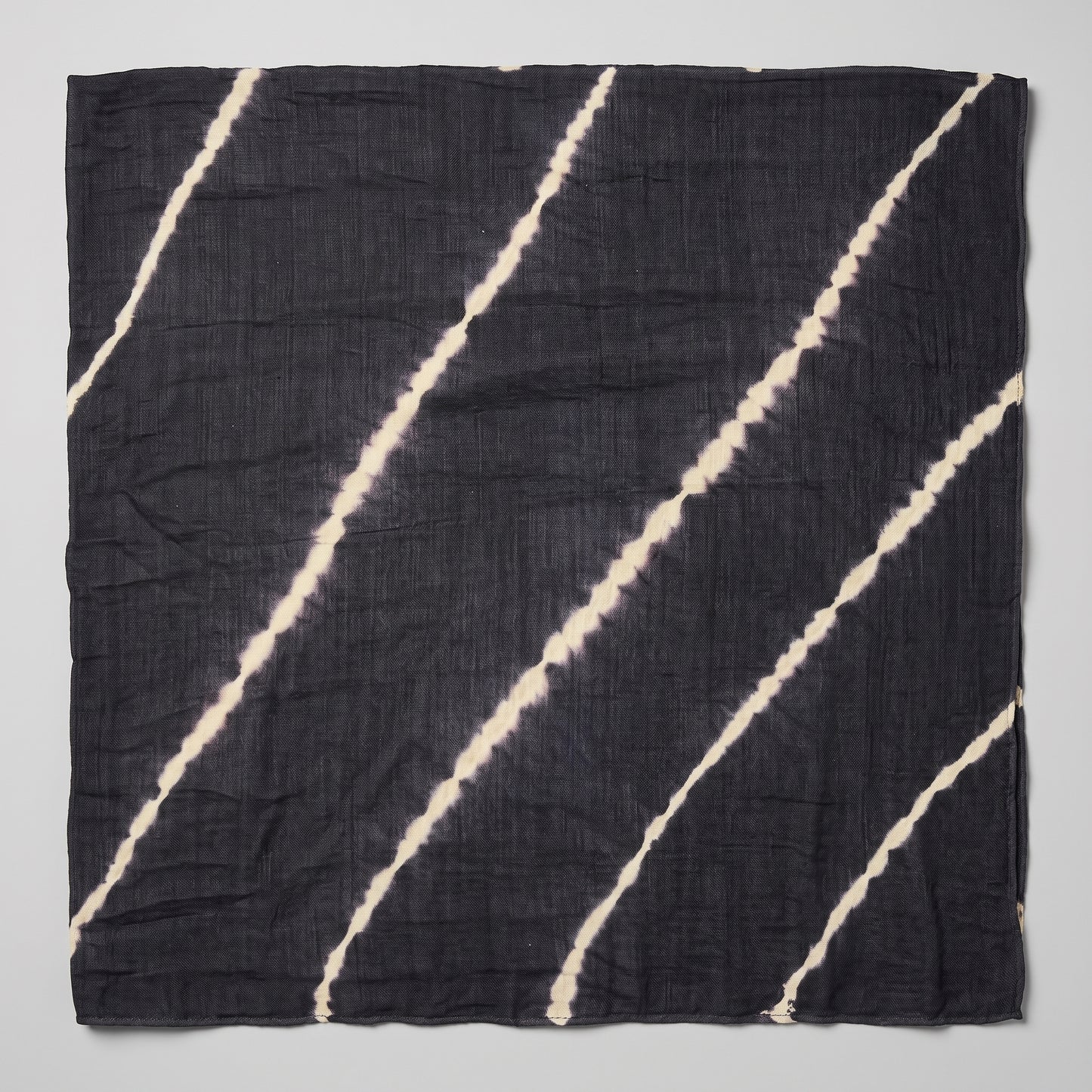 Striped Tie Dye Square Scarf