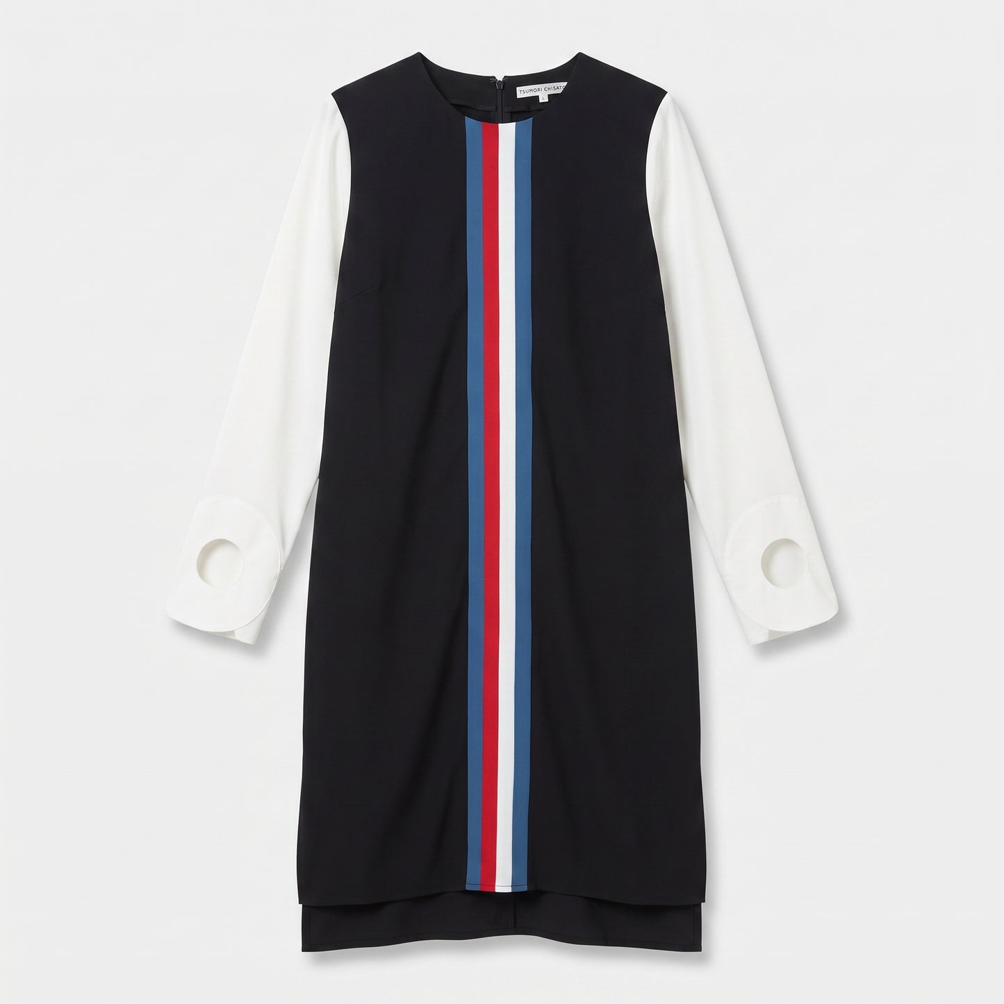 Colorblock Striped Shift Dress