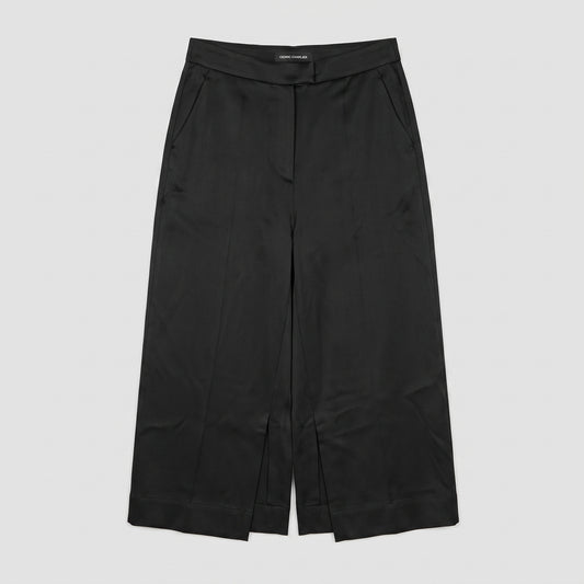 Tailored High-Waisted Black SKIRT
