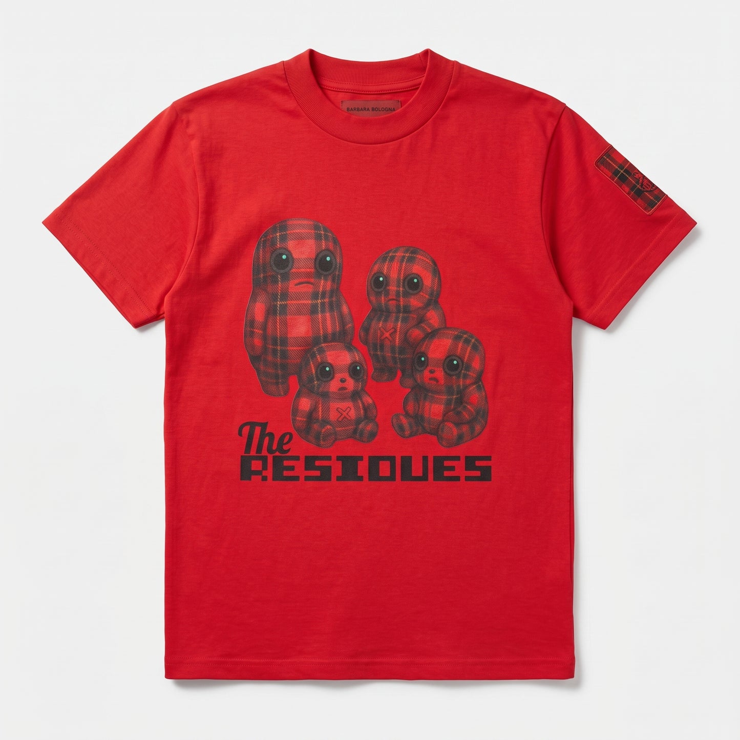 Red Graphic Cotton T-Shirt