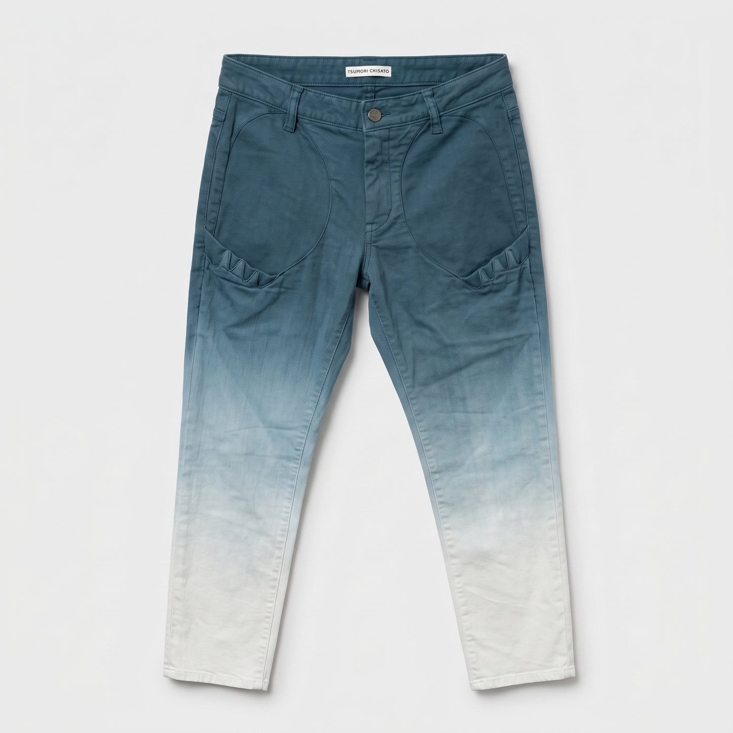 Ombre Dip-Dye Slim Trousers