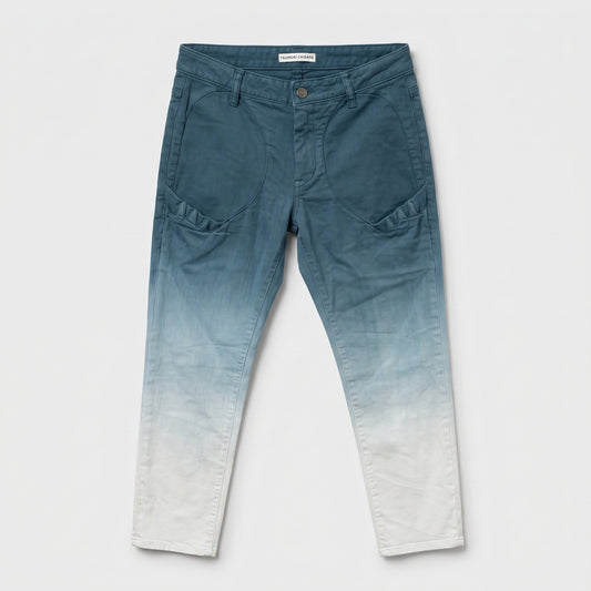 Ombre Dip-Dye Slim Trousers