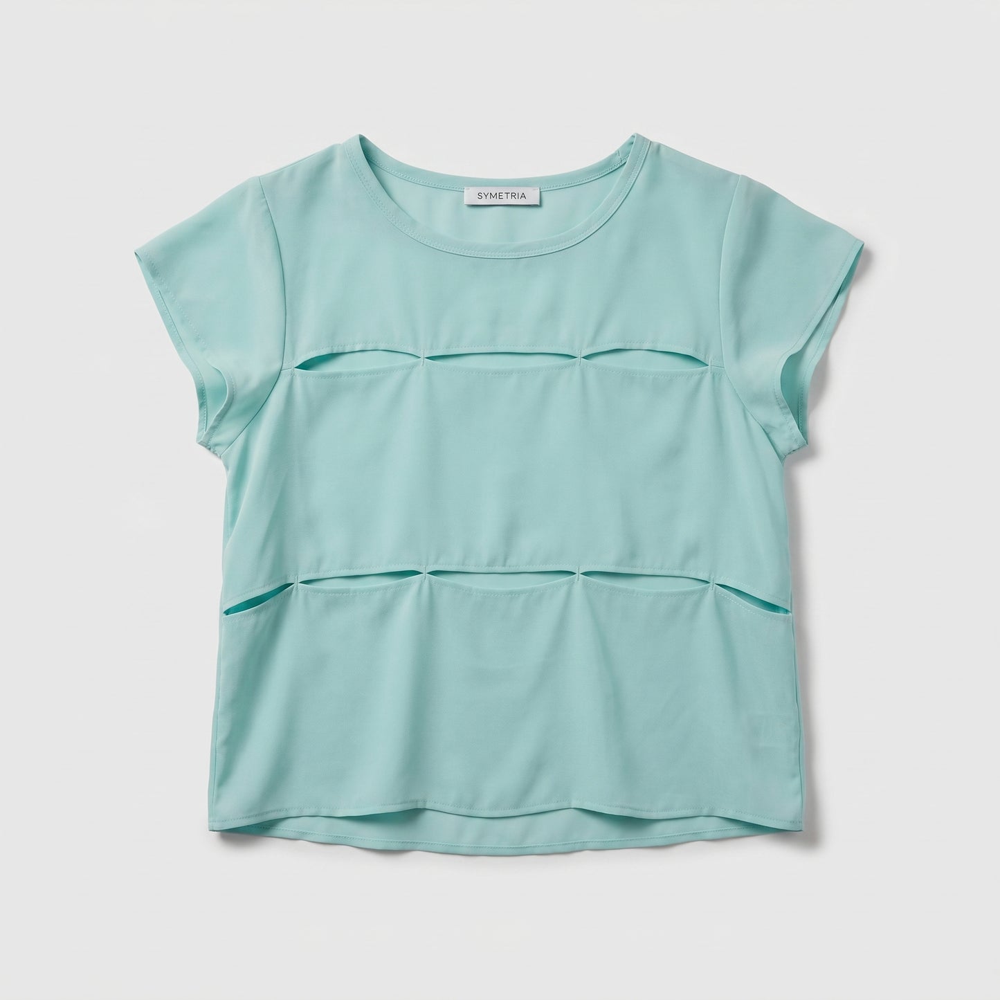 Mint Cut-Out Detail Blouse