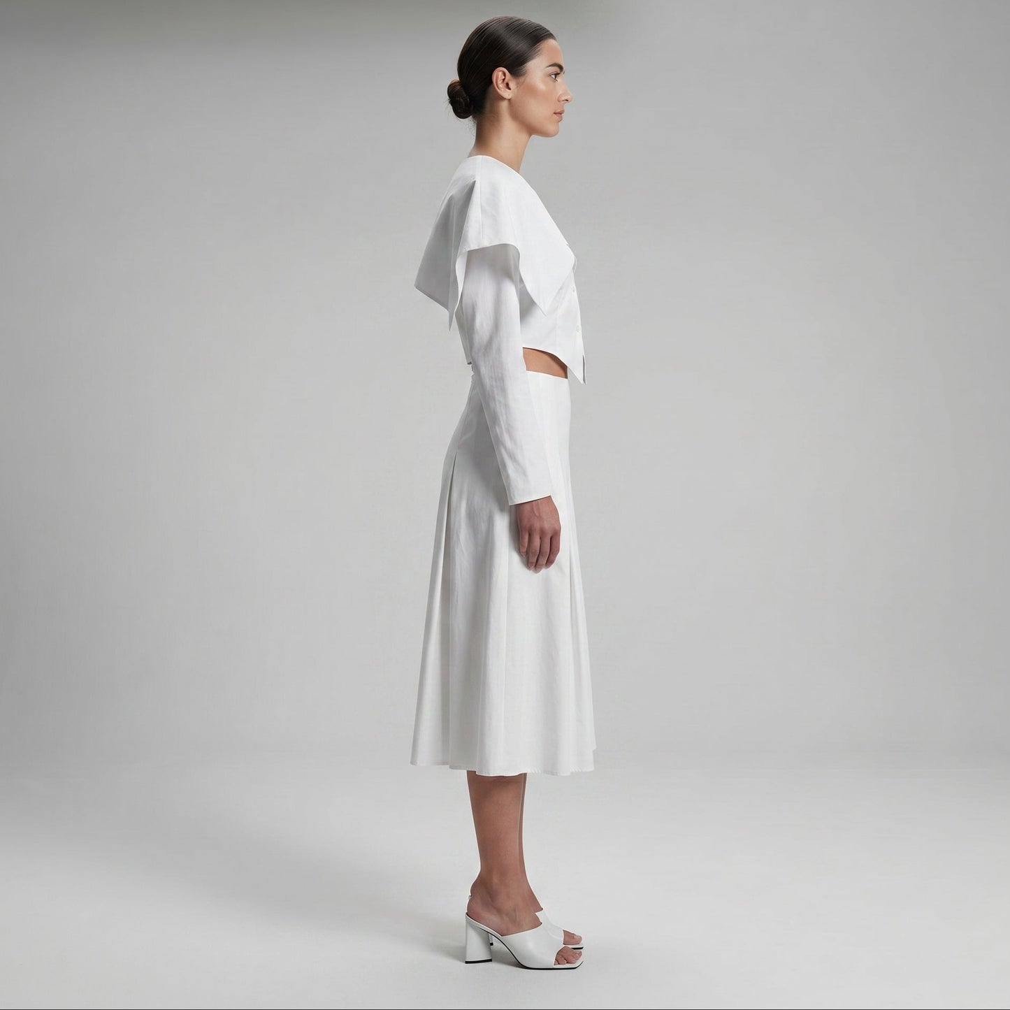 Architectural Collared Cotton Shirt